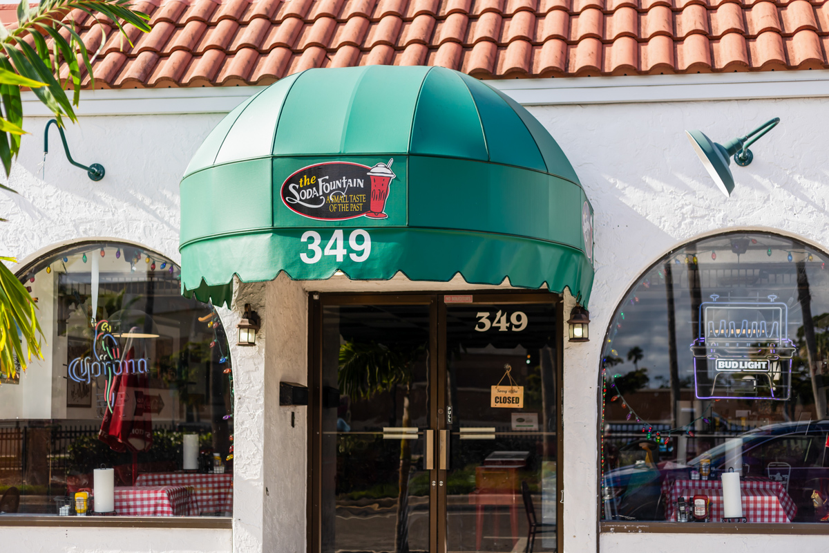 Fabric window awnings